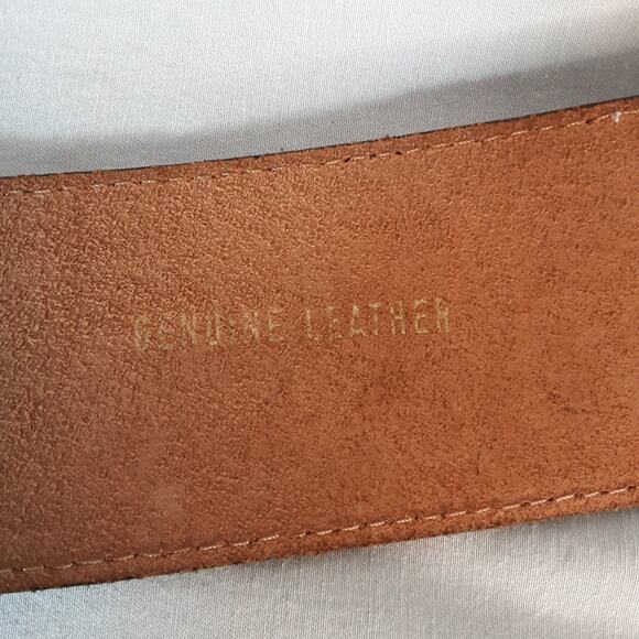 Cache Womens Chunky Belt Medium Waist Camel Brown Decorative Buckle And Loop - Picture 10 of 13